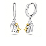 Hug Pendant Necklace with Bonus Earrings – Limited Time Offer